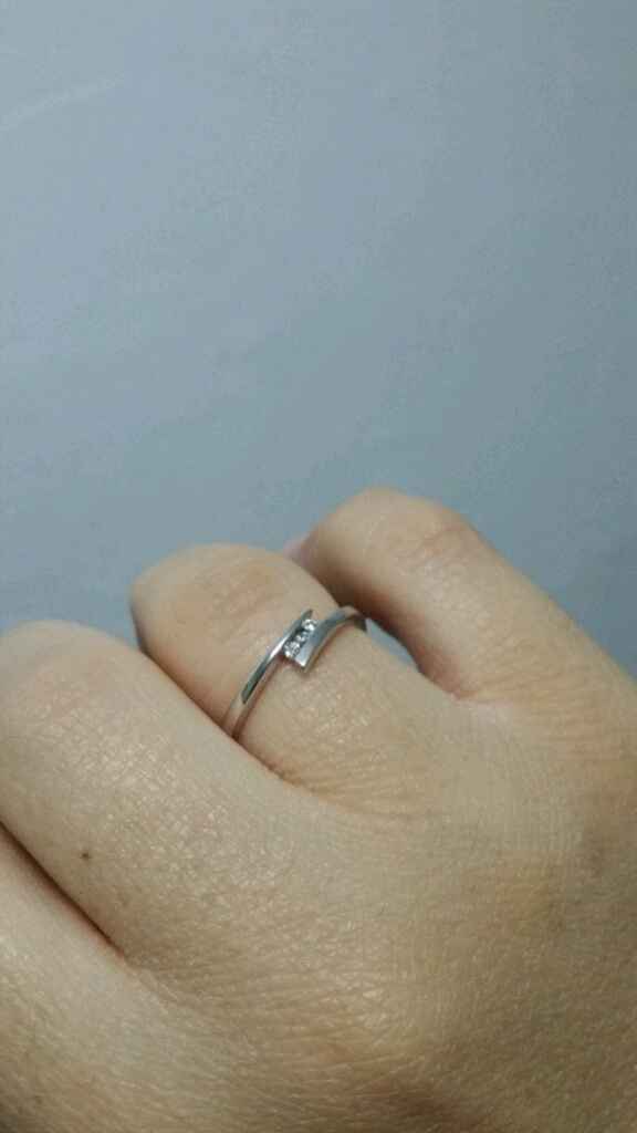 Por fin mi anillo de pedida - 1