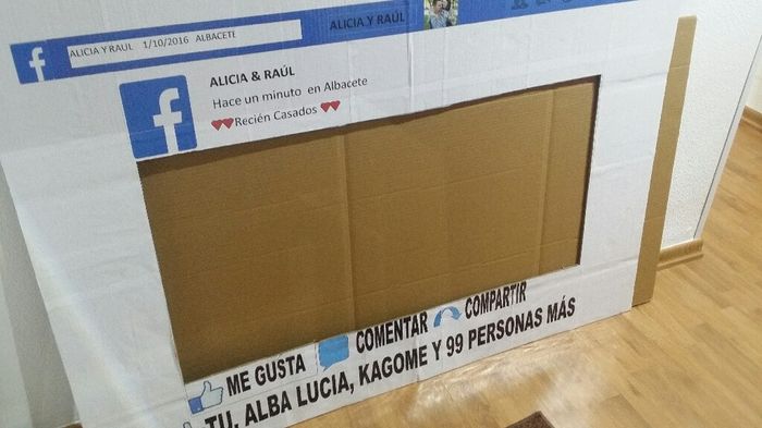Mi marco de facebook ya en casa!!!y solo 15 euros!! - 1