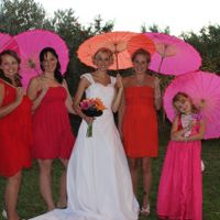Yo con mis damas de honor