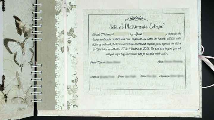 Certificado boda simbólica - 1