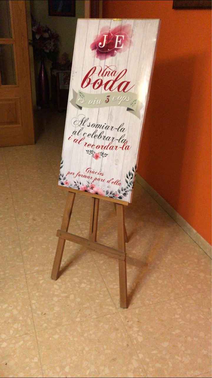Cartel bienvenida personalizado - 1