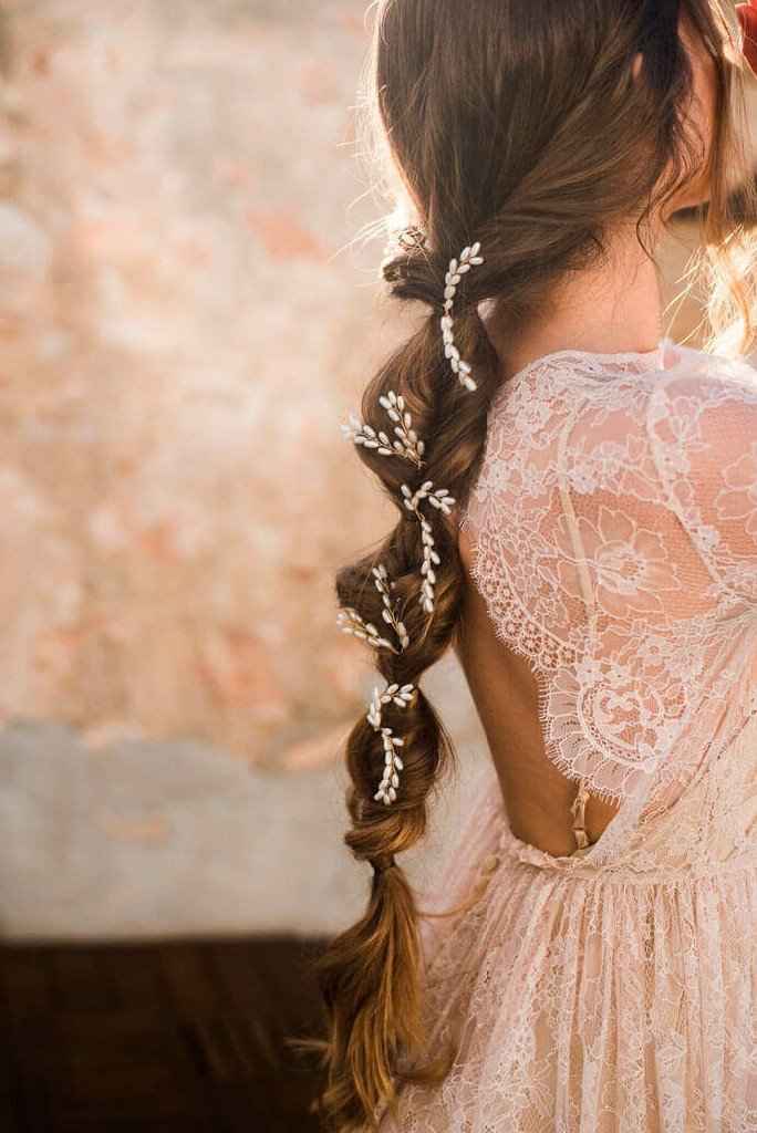 El dilema de Rosa: ¿semi recogido o pelo suelto? - 2