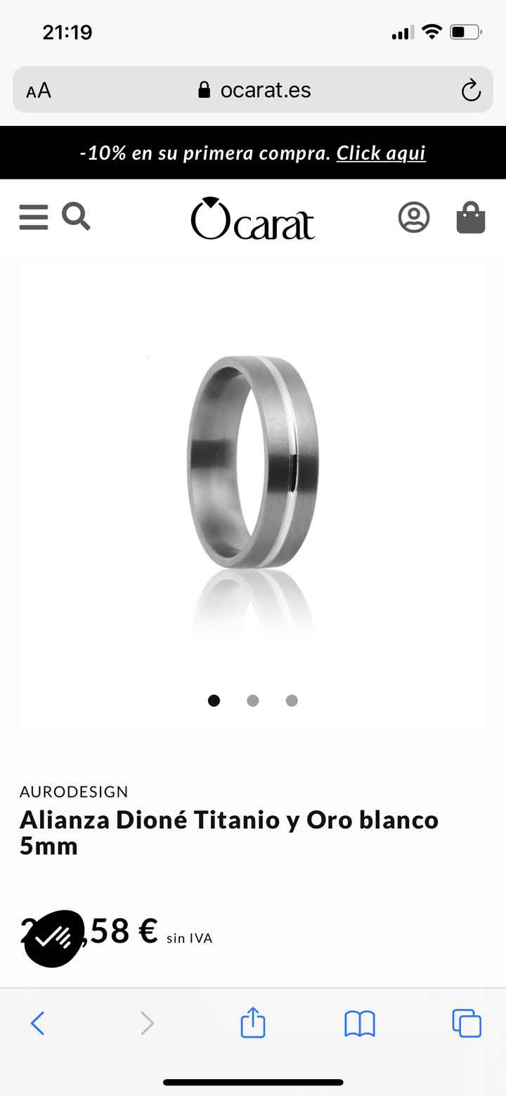 Material de los anillos 1