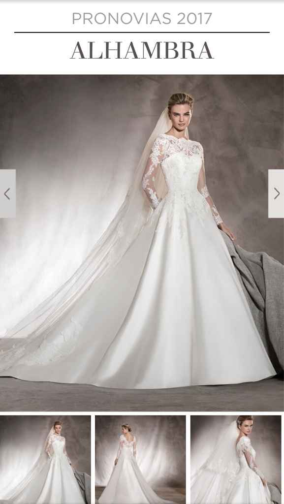 Ramo para vestido alhambra pronovias 2017 - 1