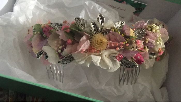 Mi peinado de novia y mi tocado ¿que os parece? - 2