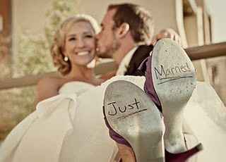 Zapatos "just married"