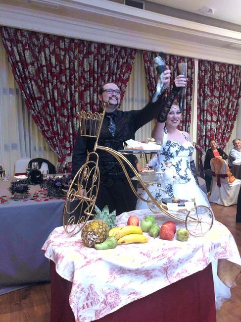 Duda tarta de bodas. 1