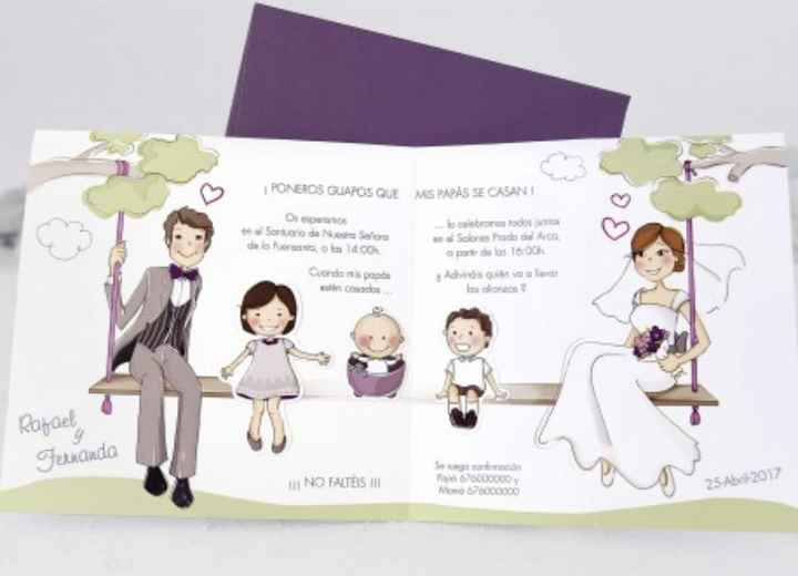 Invitaciones mis papas se casan - 1