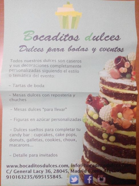Bocaditos Dulces