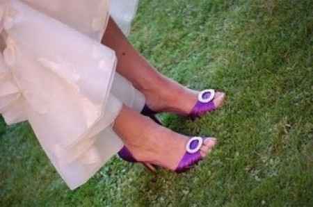 Zapatos color novia