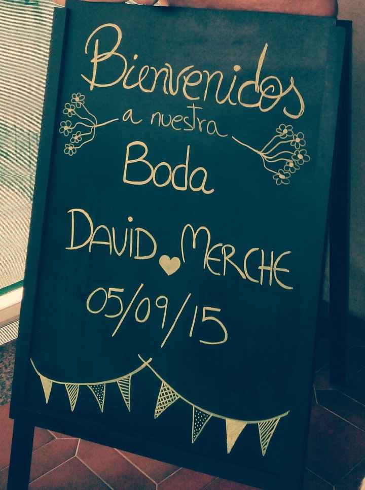 cartel bienvenida