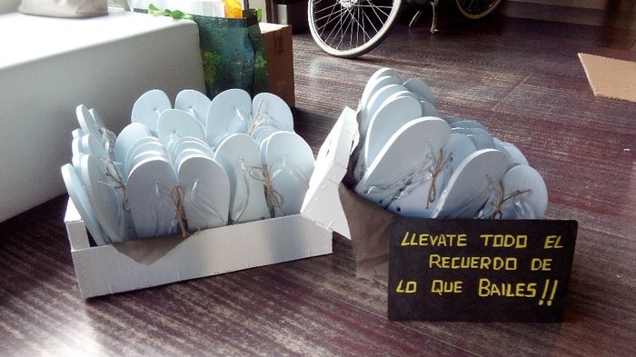 Chanclas para el baile
