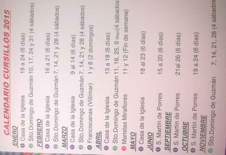 calendario cursos prematrimoniales 2015 burgos