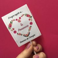 Piruletas de agradecimiento