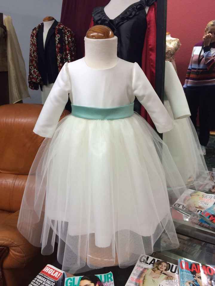 Así quedó el vestido de mi princesa - 1