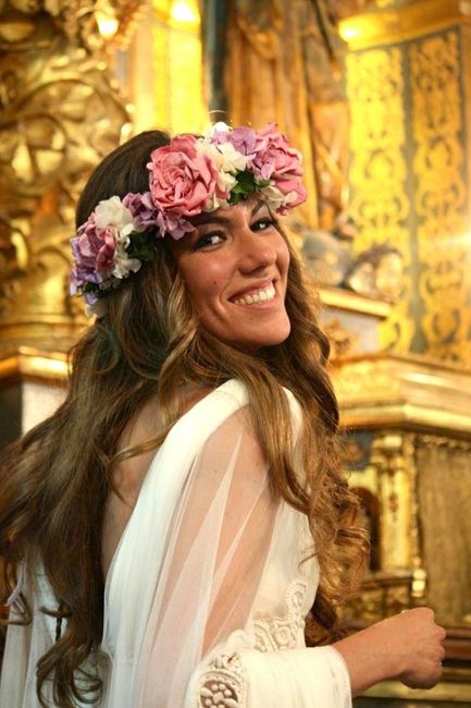 ¿recogido con o sin flores? - 1