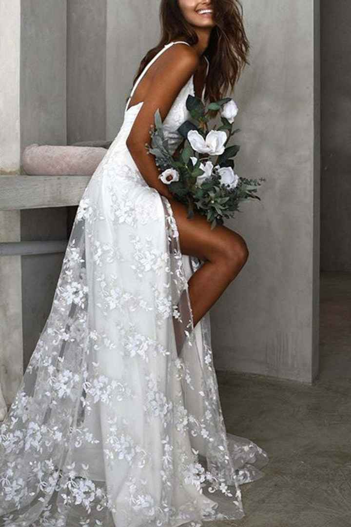 Vestido de novia que no sea de novia xd - 1