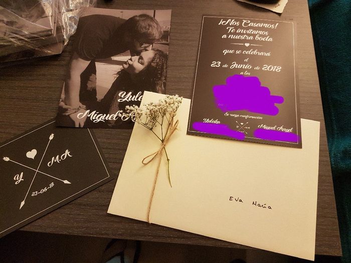 Por fin tengo mis invitaciones!!! - 1