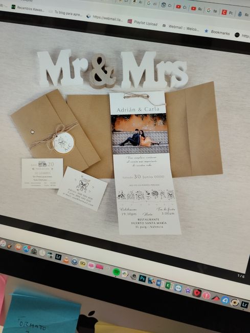 Tarjeta de invitación 