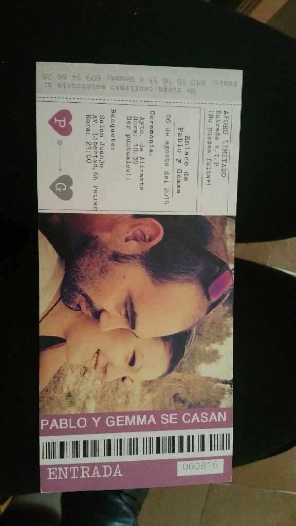 Invitaciones de boda - 1