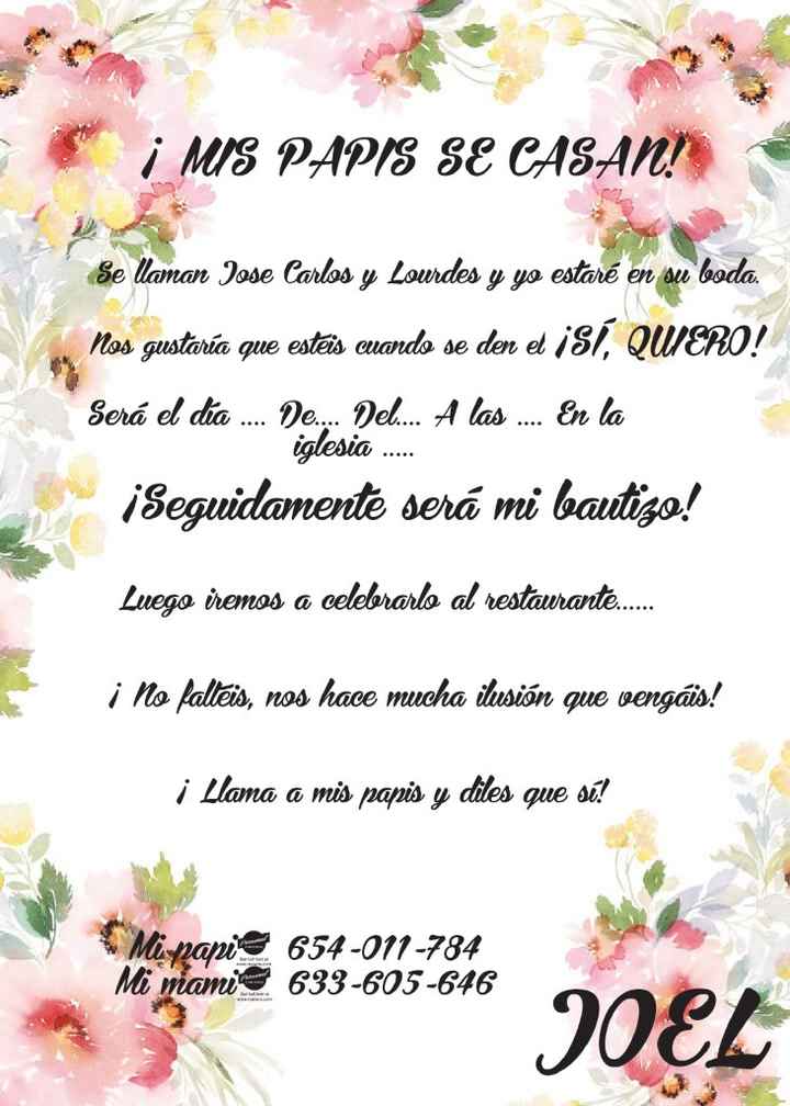 Invitaciones - 1