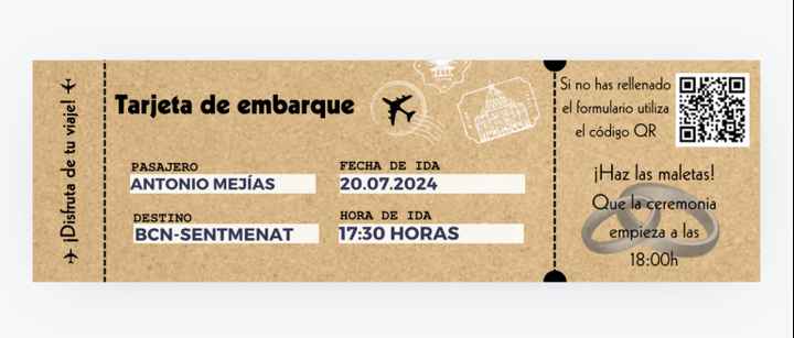 Dar a elegir a los invitados el menú - 1