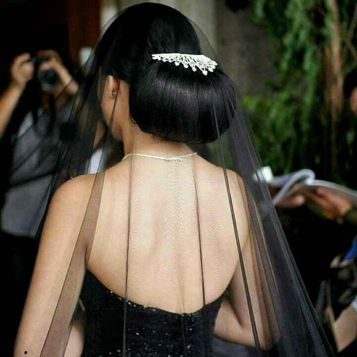 Vestido de novia en negro - 7