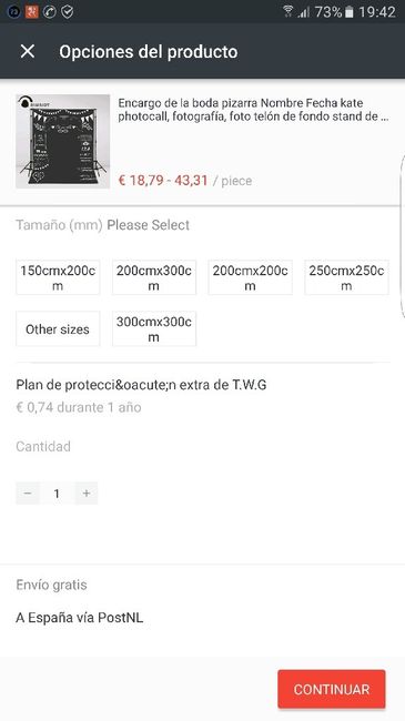 Pizarra photocall aliexpress - 1