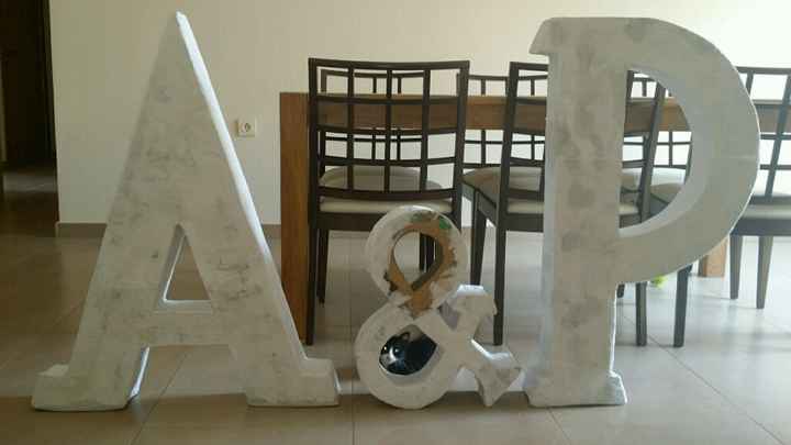 Letras xxl de carton - 1