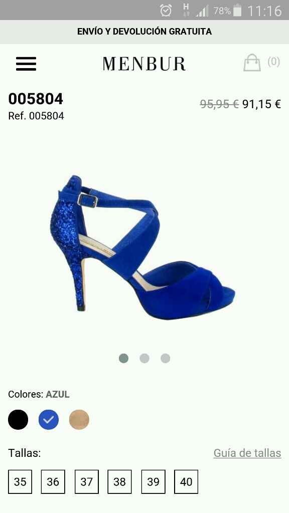 Zapatos azules! que os parecen? - 1