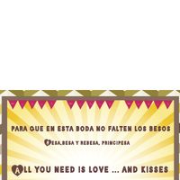 cartel baño chicas
