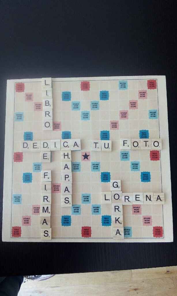 Scrabble de madera vintage - 2