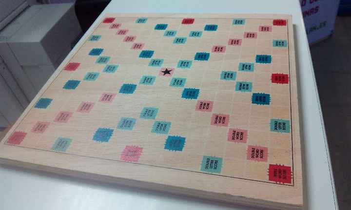 Scrabble de madera vintage - 3