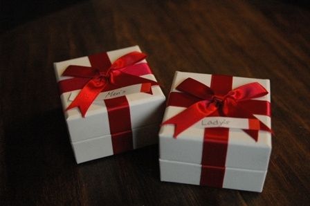 caja de anillos de boda