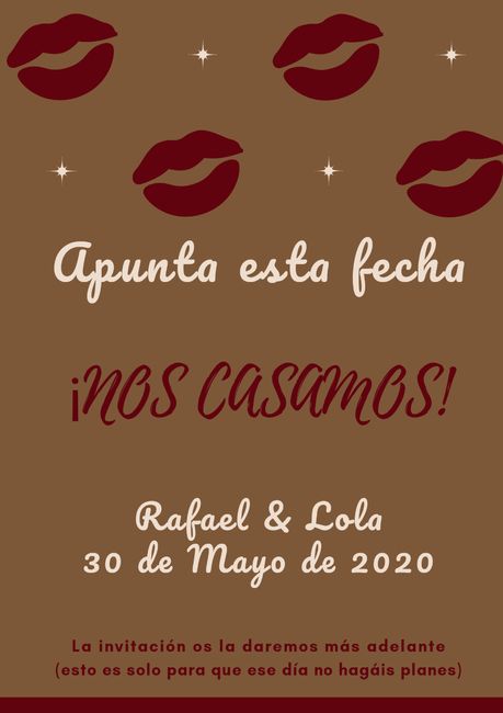 Save the date - 3