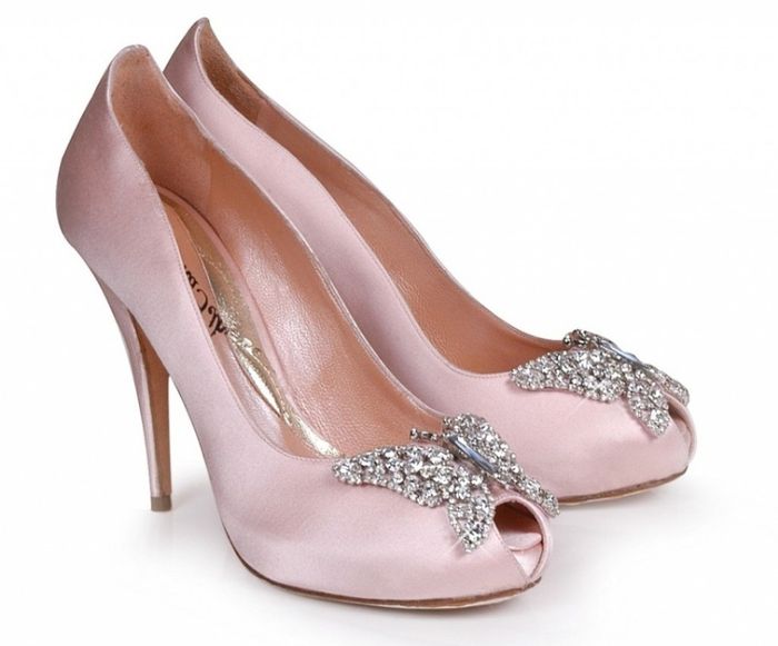Zapatos de novia en rosa - 1