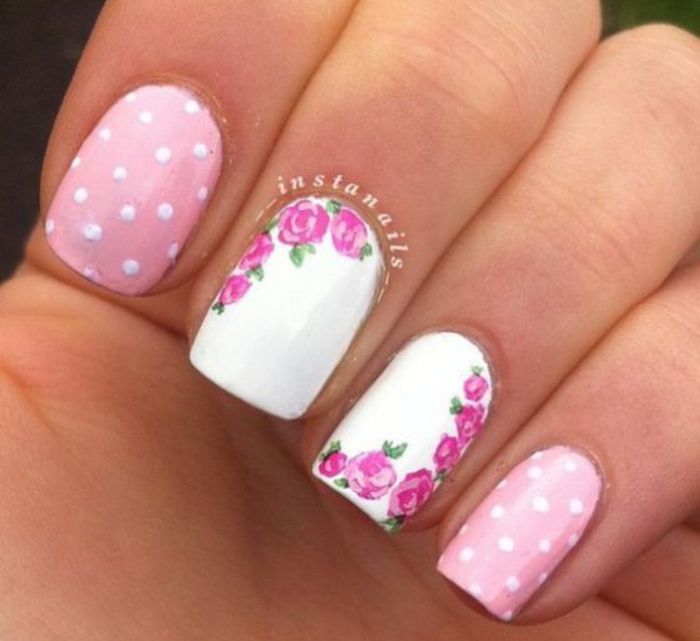 Uñas en rosa - 3