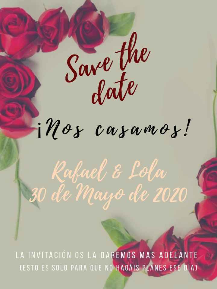 Save the date 5