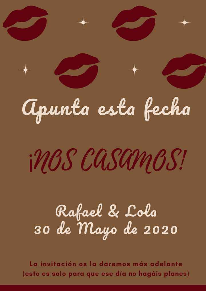 Save the date 2.0 5