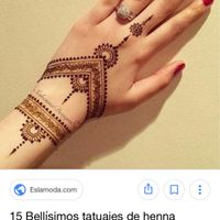 Tatuajes temporales para la novia - 1