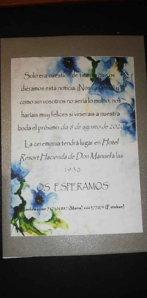 Mis invitaciones - 1