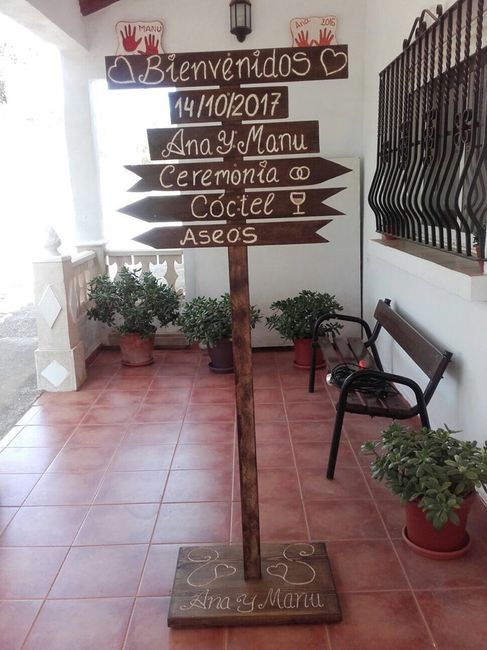 Nuestro cartel de bienvenida - 1
