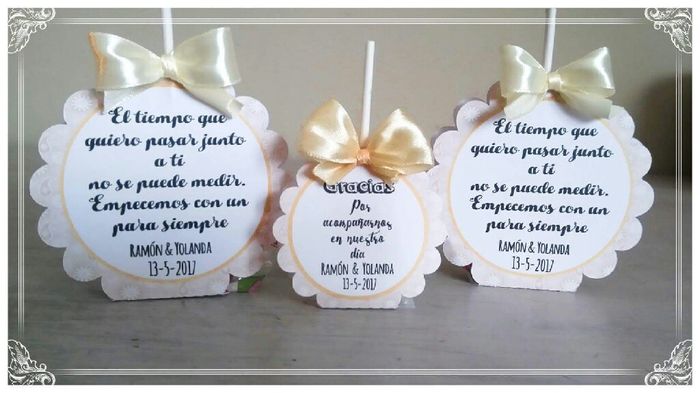 Piruletas de agradecimiento - 1