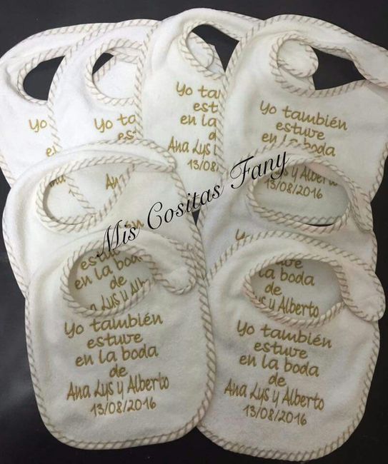 Baberos personalizados?? - Página 2 - Organizar una boda ...