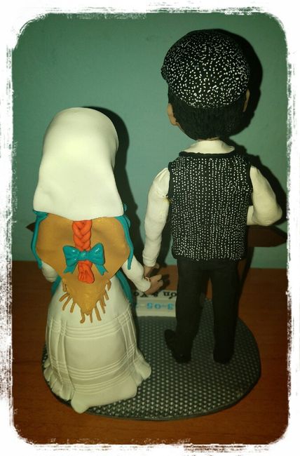 Nuestros muñecos para la tarta nupcial!! - 3