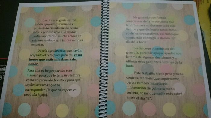 Mi agenda para las damas - 5