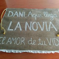 Cartel aquí llega la novia - 1