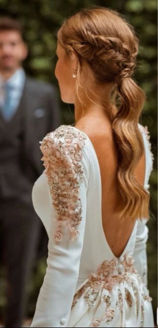 Peinado novias, independiente de la espalda. - 2