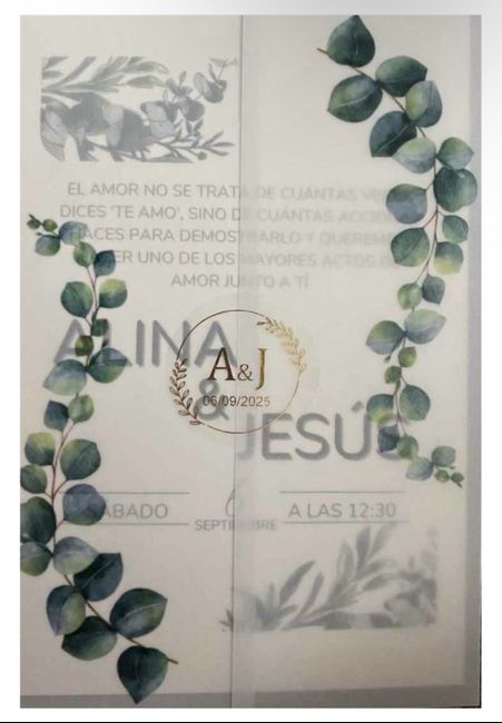 ¡Enseñemos nuestras invitaciones de boda! 7