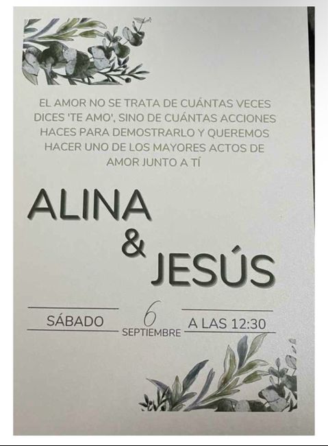 ¡Enseñemos nuestras invitaciones de boda! 8